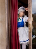 cosplay美女套图 c77 Sakuya Izayoi　白丝假发扮相(1)(72)